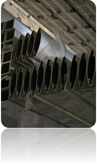 ALM Louver Oval Shape 100x25x1.5